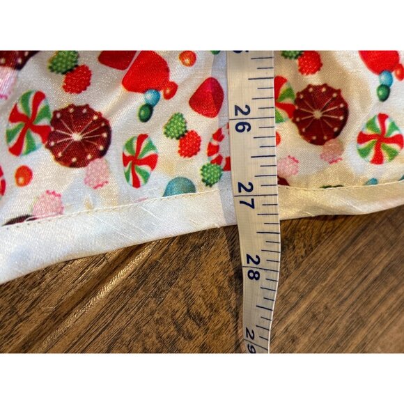 NWT Pleiades Holiday Dress Candy Print With Red Straps & Bow Sz 6 - Picture 8 of 8